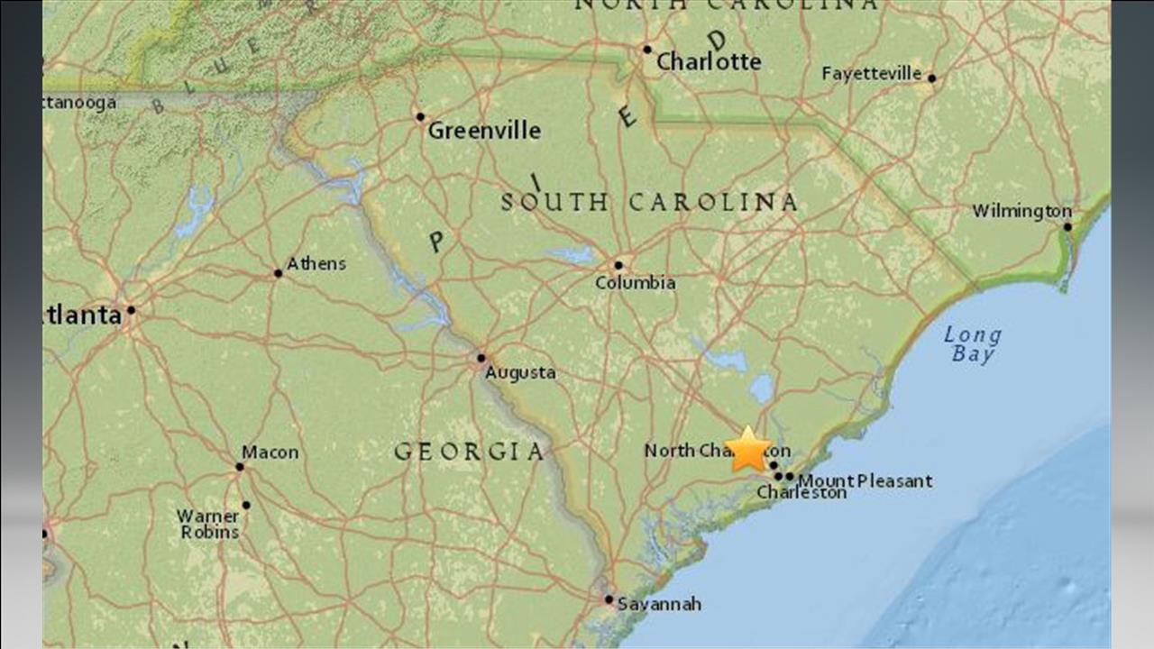 Minor Earthquake Reported in Lowcountry
